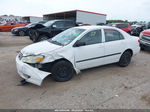 2004 Toyota Corolla Ce White vin: 1NXBR32E44Z300661