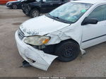 2004 Toyota Corolla Ce White vin: 1NXBR32E44Z300661