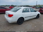 2004 Toyota Corolla Ce White vin: 1NXBR32E44Z300661