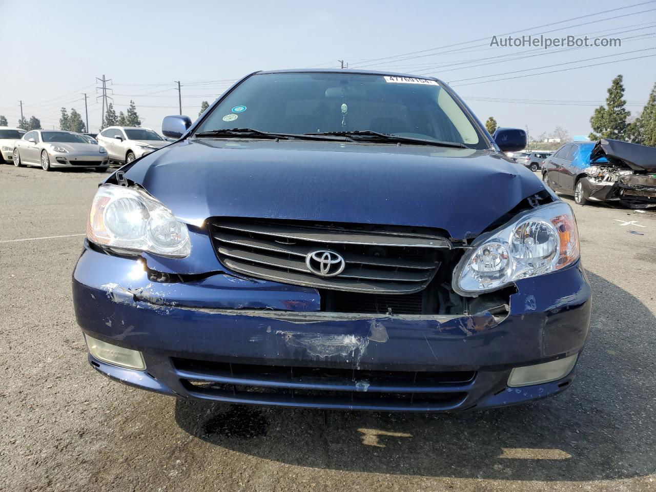 2004 Toyota Corolla Ce Blue vin: 1NXBR32E44Z326256