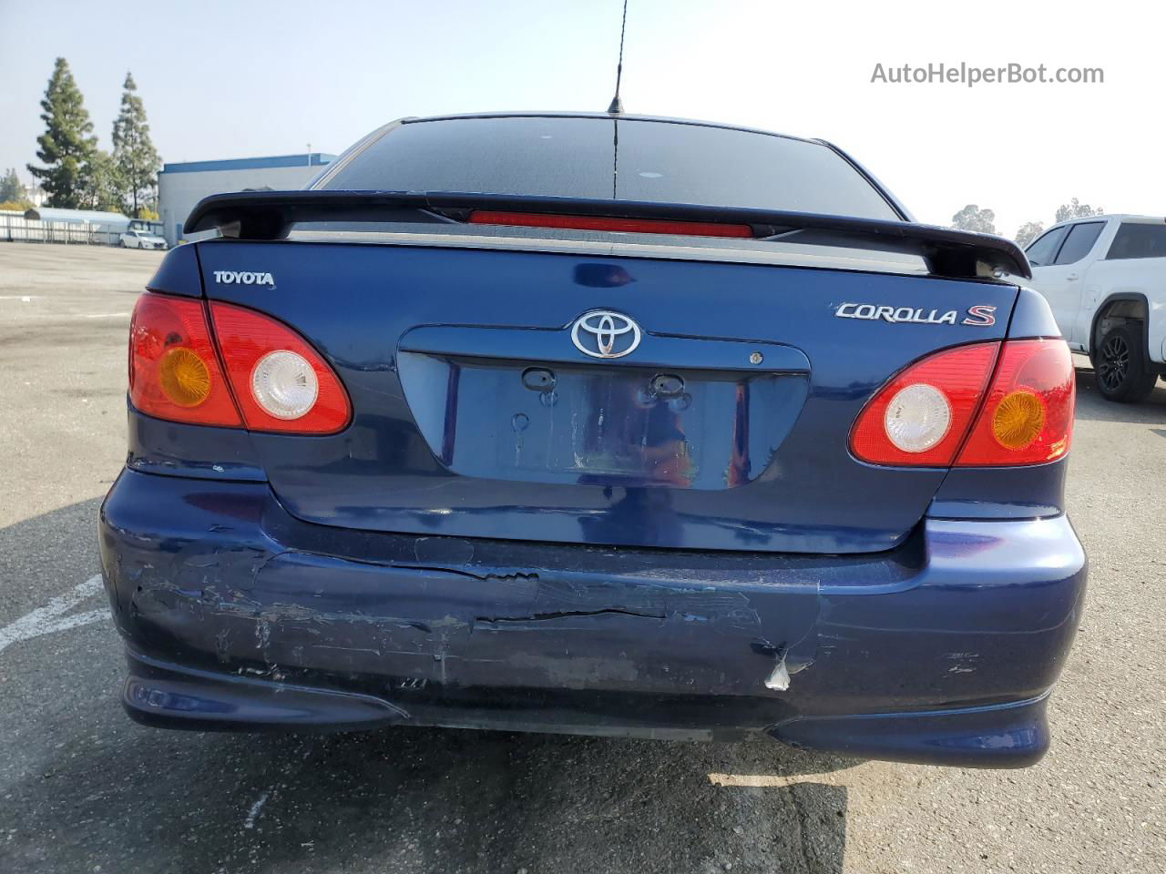 2004 Toyota Corolla Ce Blue vin: 1NXBR32E44Z326256