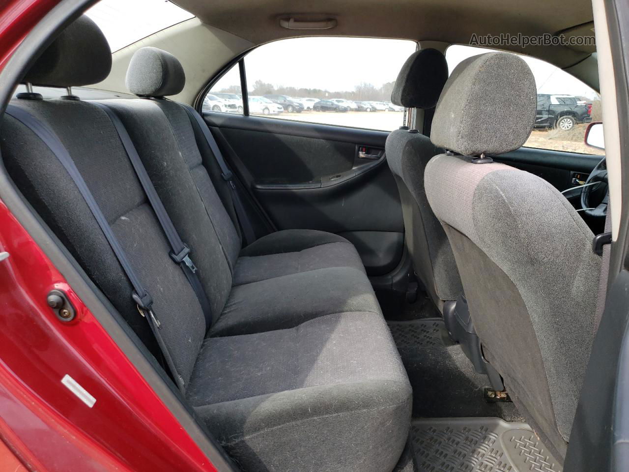 2004 Toyota Corolla Ce Red vin: 1NXBR32E44Z337922