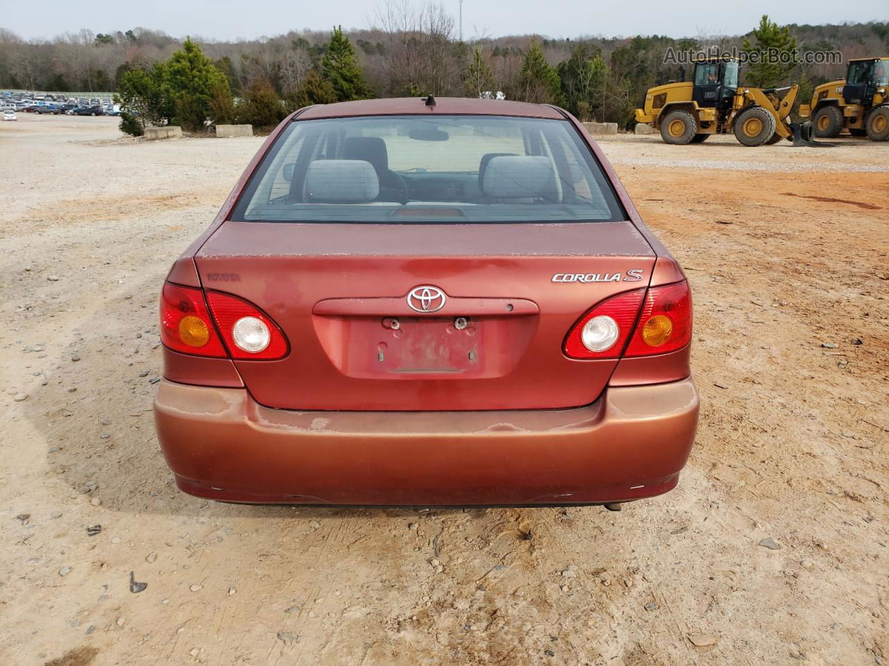 2004 Toyota Corolla Ce Red vin: 1NXBR32E44Z337922