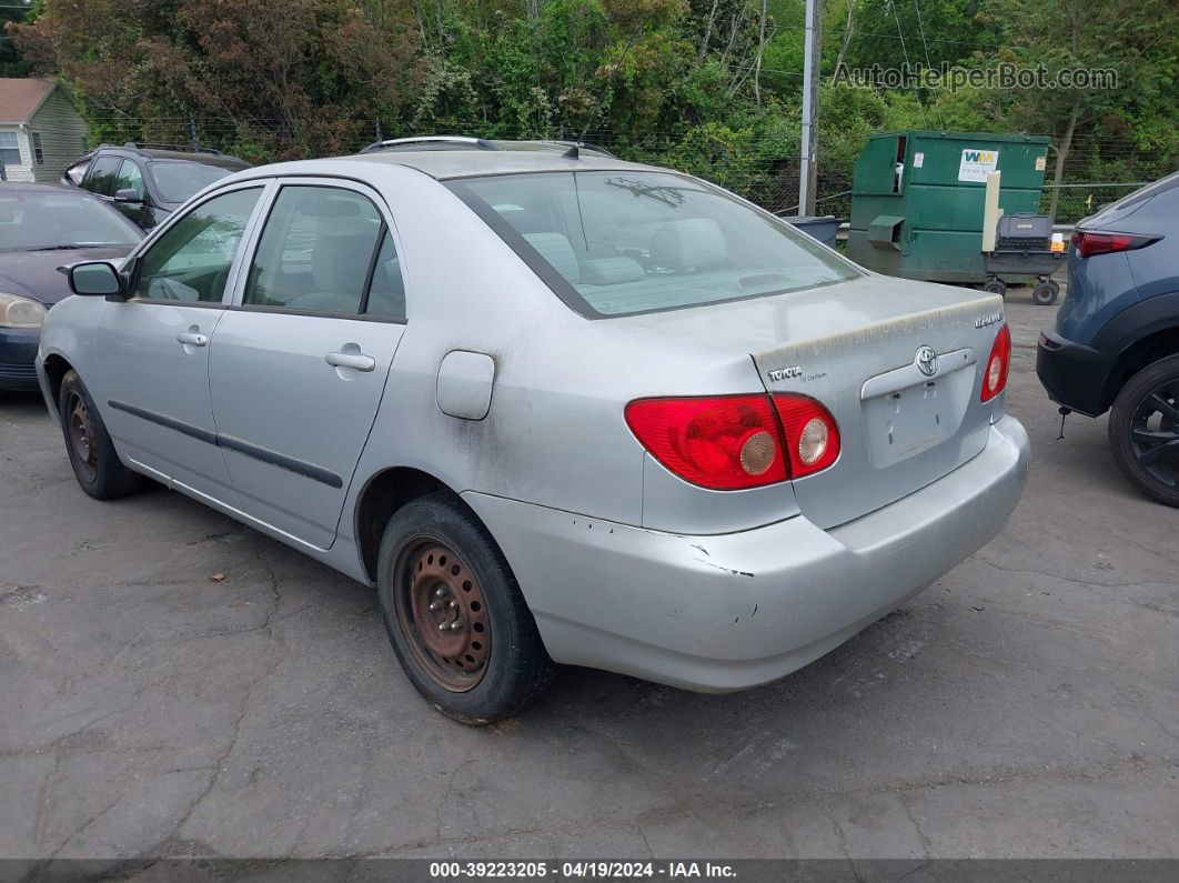 2005 Toyota Corolla Ce Silver vin: 1NXBR32E45Z359288