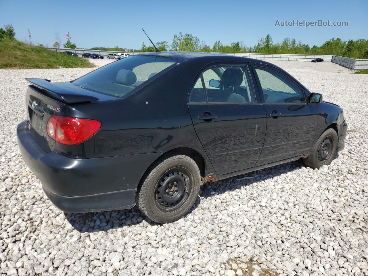 2005 Toyota Corolla Ce Black vin: 1NXBR32E45Z388225