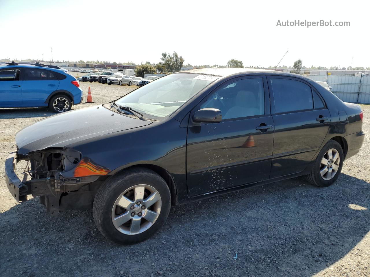 2005 Toyota Corolla Ce Black vin: 1NXBR32E45Z460864