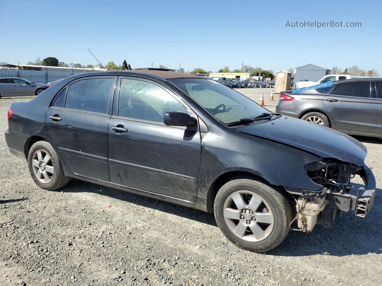 2005 Toyota Corolla Ce Black vin: 1NXBR32E45Z460864