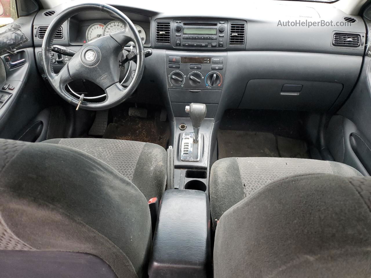 2005 Toyota Corolla Ce Красный vin: 1NXBR32E45Z476398