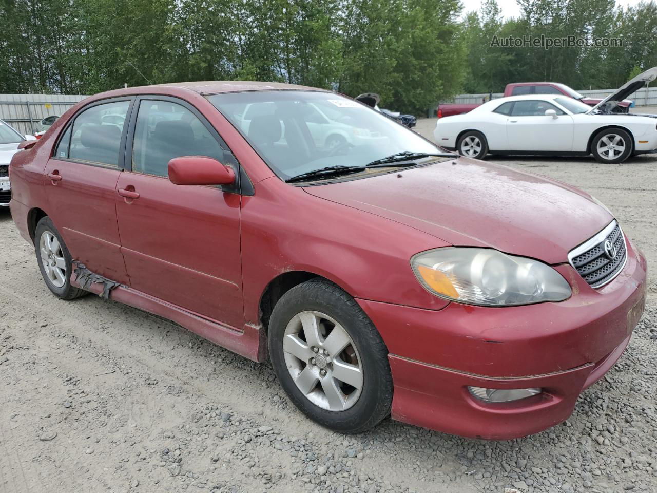 2005 Toyota Corolla Ce Красный vin: 1NXBR32E45Z476398