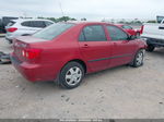 2005 Toyota Corolla Ce Red vin: 1NXBR32E45Z497414