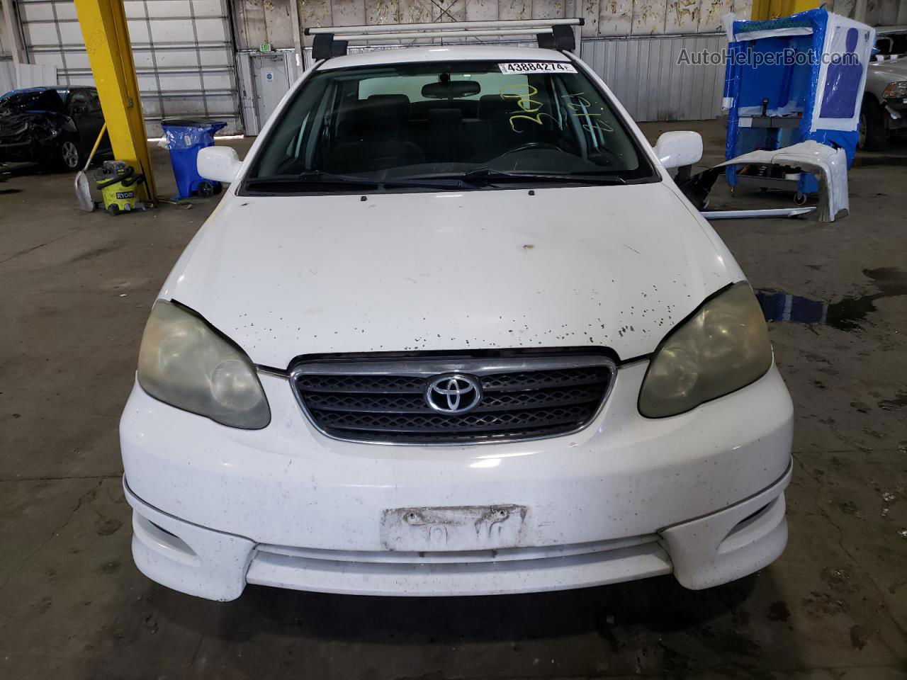 2005 Toyota Corolla Ce White vin: 1NXBR32E45Z567963