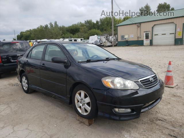 2008 Toyota Corolla Ce Black vin: 1NXBR32E48Z002939