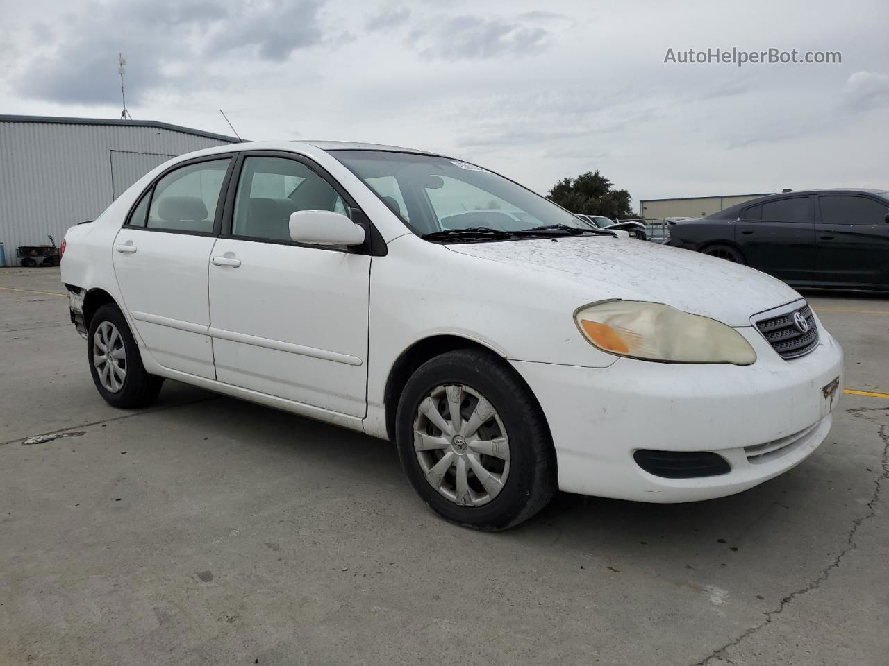 2008 Toyota Corolla Ce White vin: 1NXBR32E48Z007879