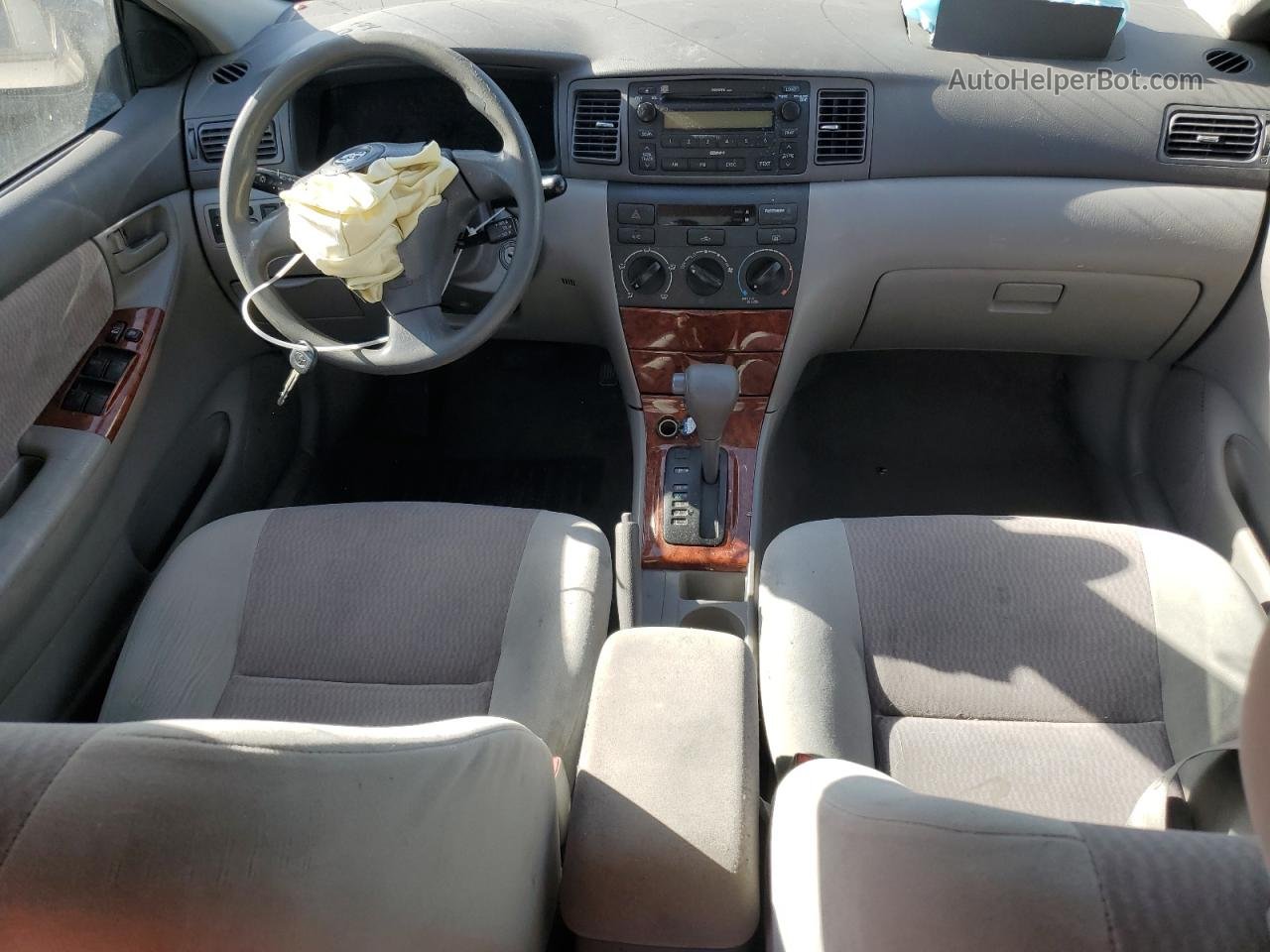 2008 Toyota Corolla Ce Серый vin: 1NXBR32E48Z009454