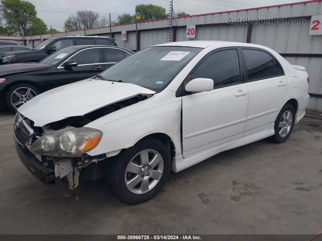 2008 Toyota Corolla S Белый vin: 1NXBR32E48Z984665