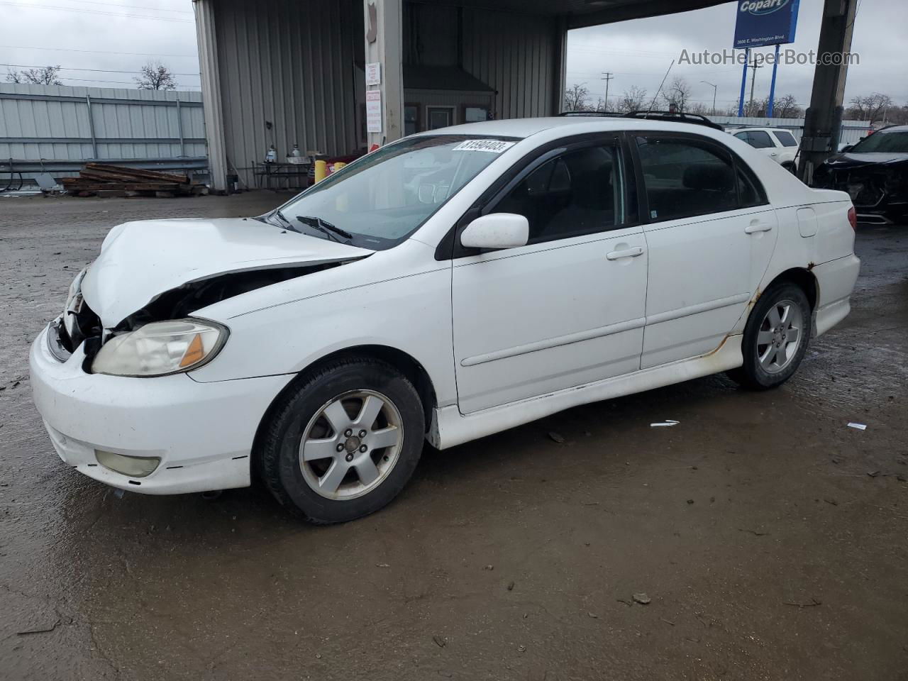 2003 Toyota Corolla Ce Белый vin: 1NXBR32E53Z007530