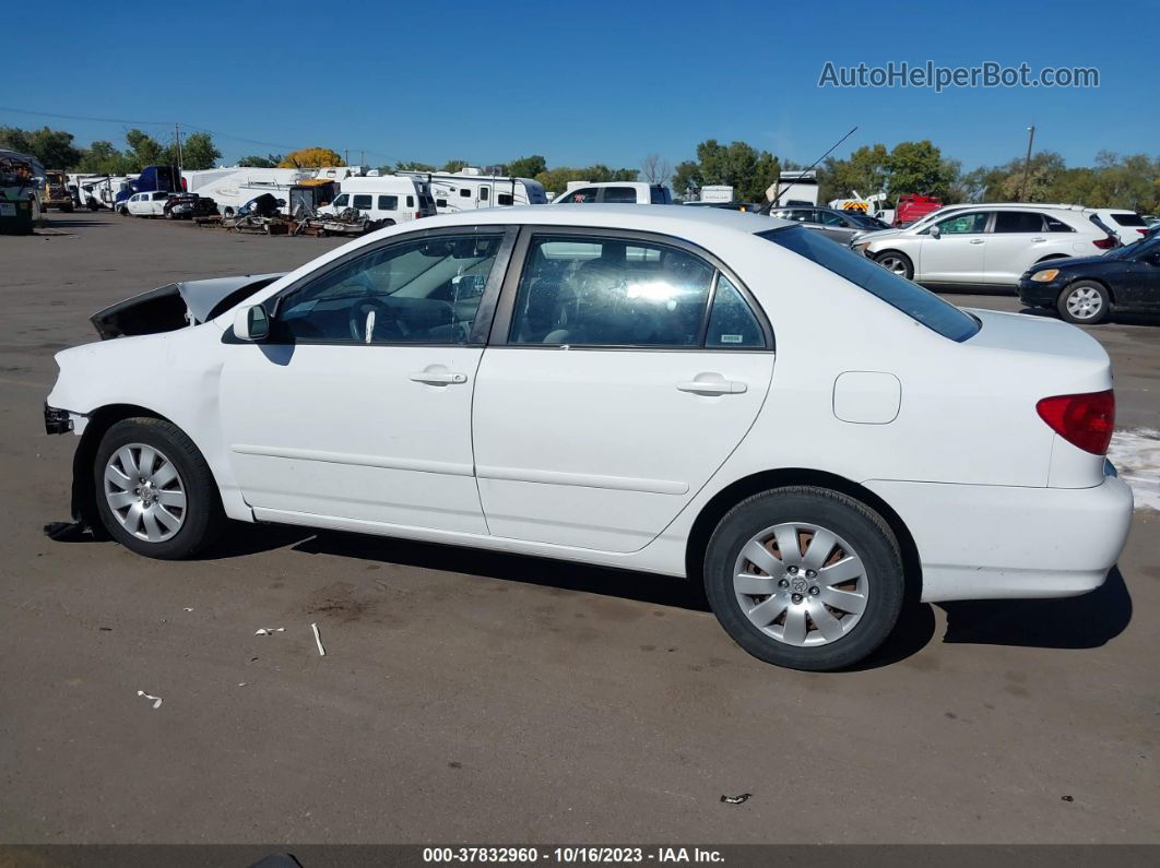 2003 Toyota Corolla Le White vin: 1NXBR32E53Z067145