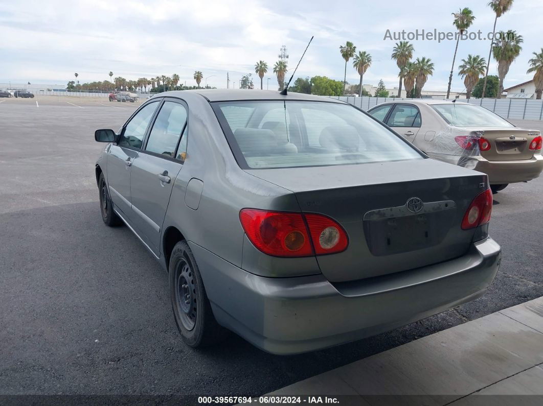 2003 Toyota Corolla Le Gray vin: 1NXBR32E53Z078176