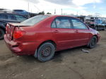 2003 Toyota Corolla Ce Red vin: 1NXBR32E53Z107210