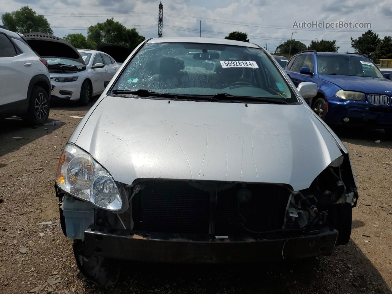 2003 Toyota Corolla Ce Silver vin: 1NXBR32E53Z174146