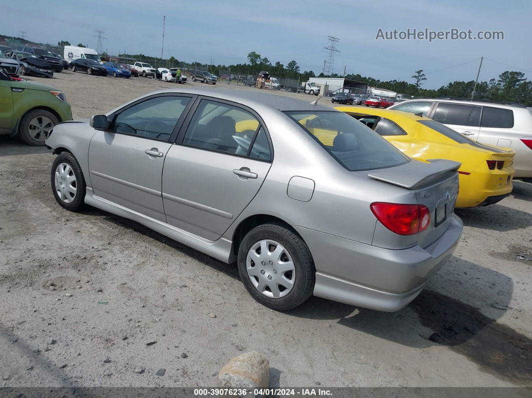 2003 Toyota Corolla S Silver vin: 1NXBR32E53Z189195