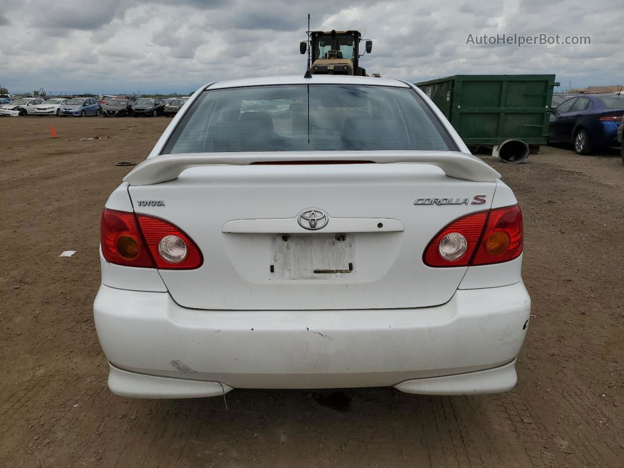 2004 Toyota Corolla Ce Белый vin: 1NXBR32E54Z193099