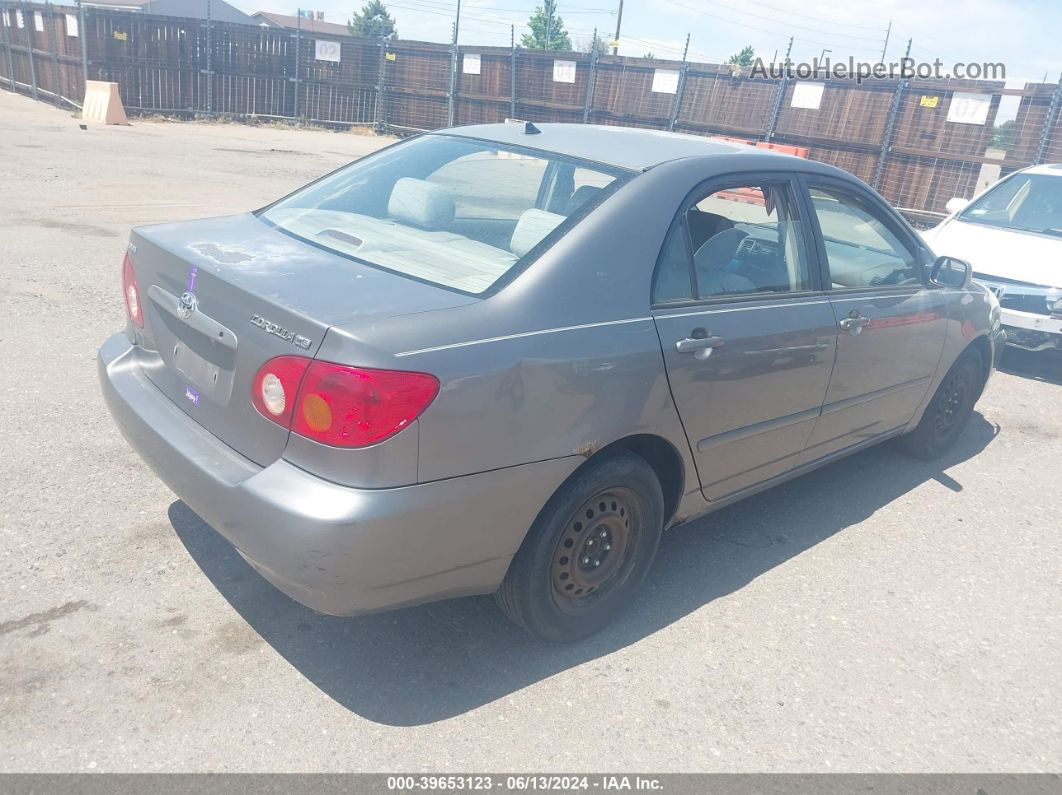 2004 Toyota Corolla Le Gray vin: 1NXBR32E54Z198853