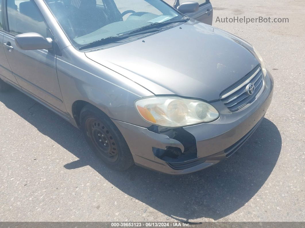 2004 Toyota Corolla Le Gray vin: 1NXBR32E54Z198853