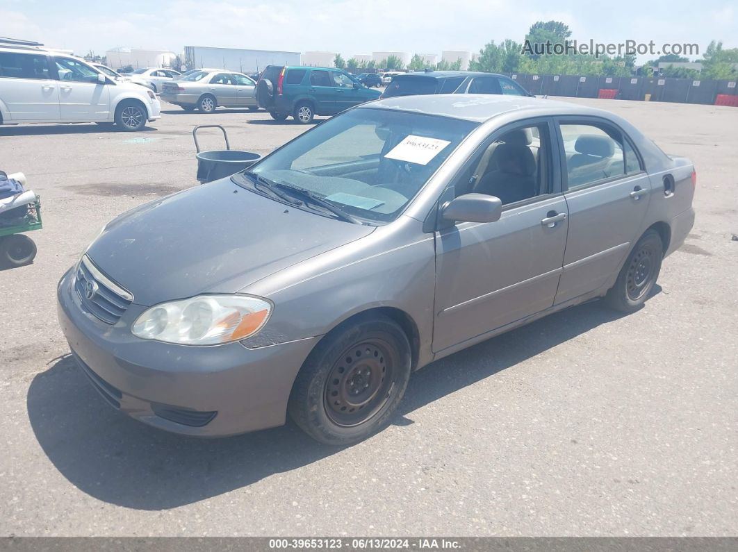 2004 Toyota Corolla Le Gray vin: 1NXBR32E54Z198853