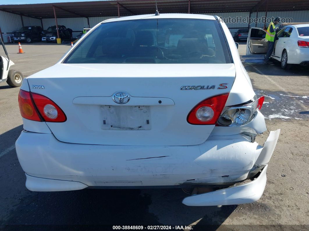 2004 Toyota Corolla S White vin: 1NXBR32E54Z199131