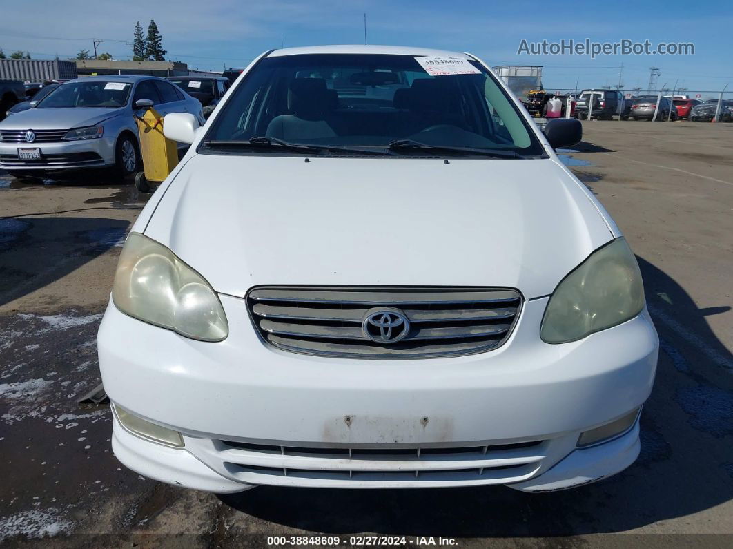 2004 Toyota Corolla S White vin: 1NXBR32E54Z199131