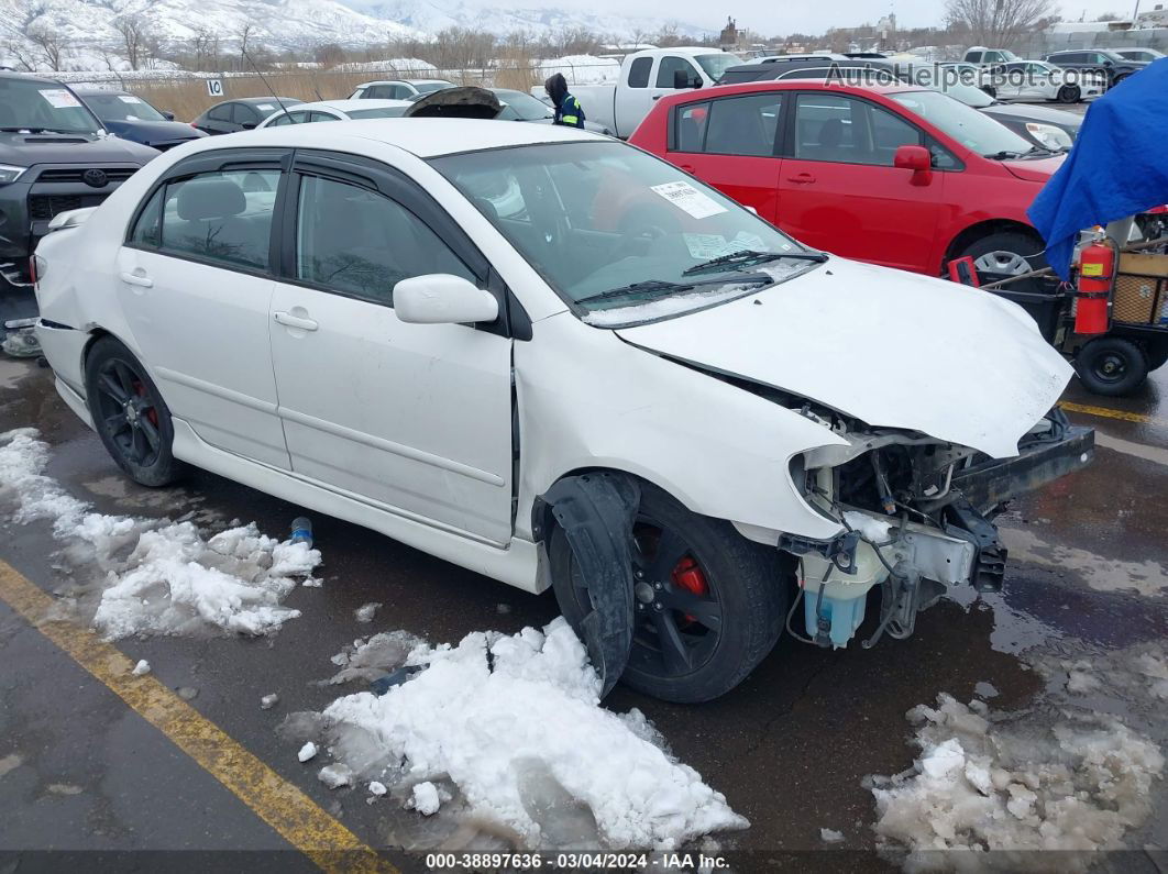 2004 Toyota Corolla Le Белый vin: 1NXBR32E54Z199209