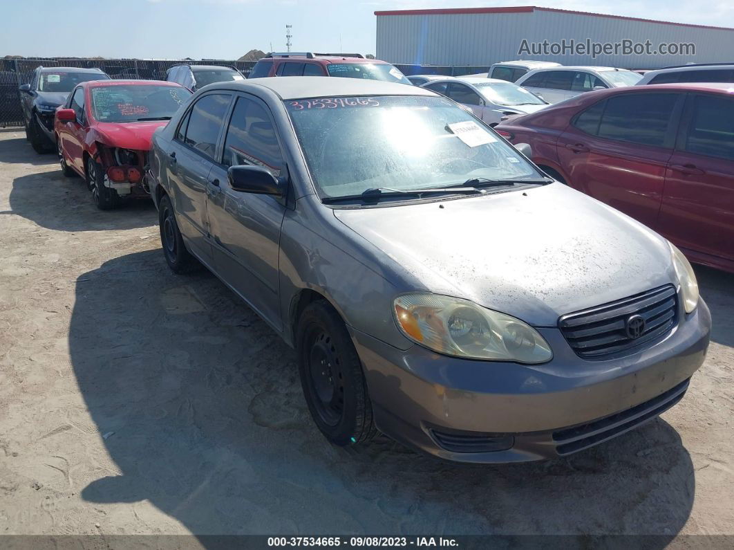 2004 Toyota Corolla Ce/s/le Gray vin: 1NXBR32E54Z201671