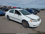 2004 Toyota Corolla Ce White vin: 1NXBR32E54Z213111