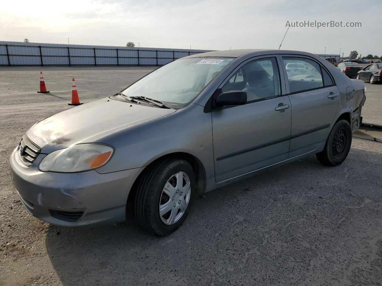 2004 Toyota Corolla Ce Gray vin: 1NXBR32E54Z215778