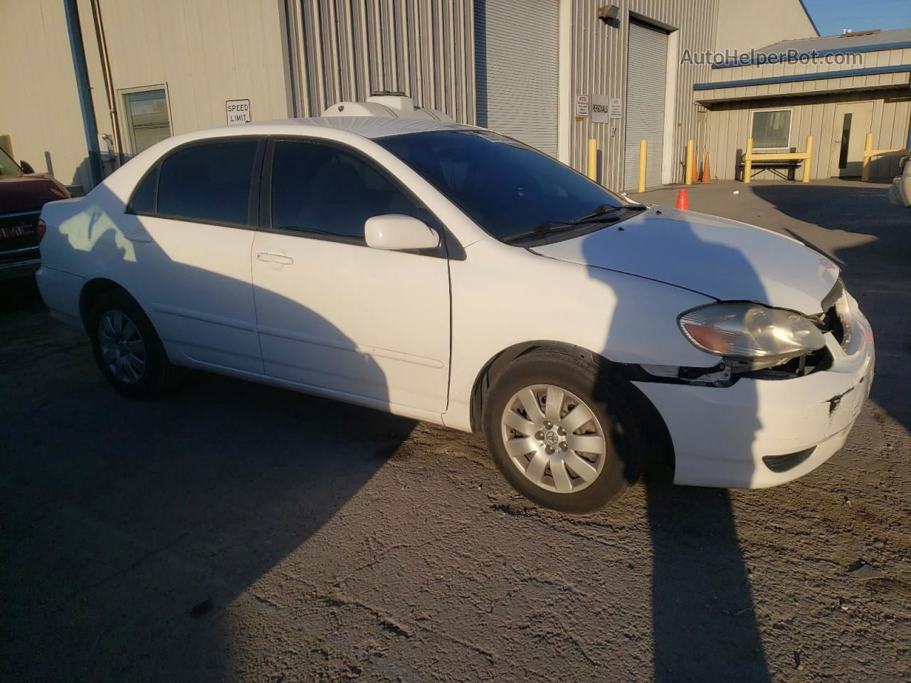 2004 Toyota Corolla Ce White vin: 1NXBR32E54Z219068