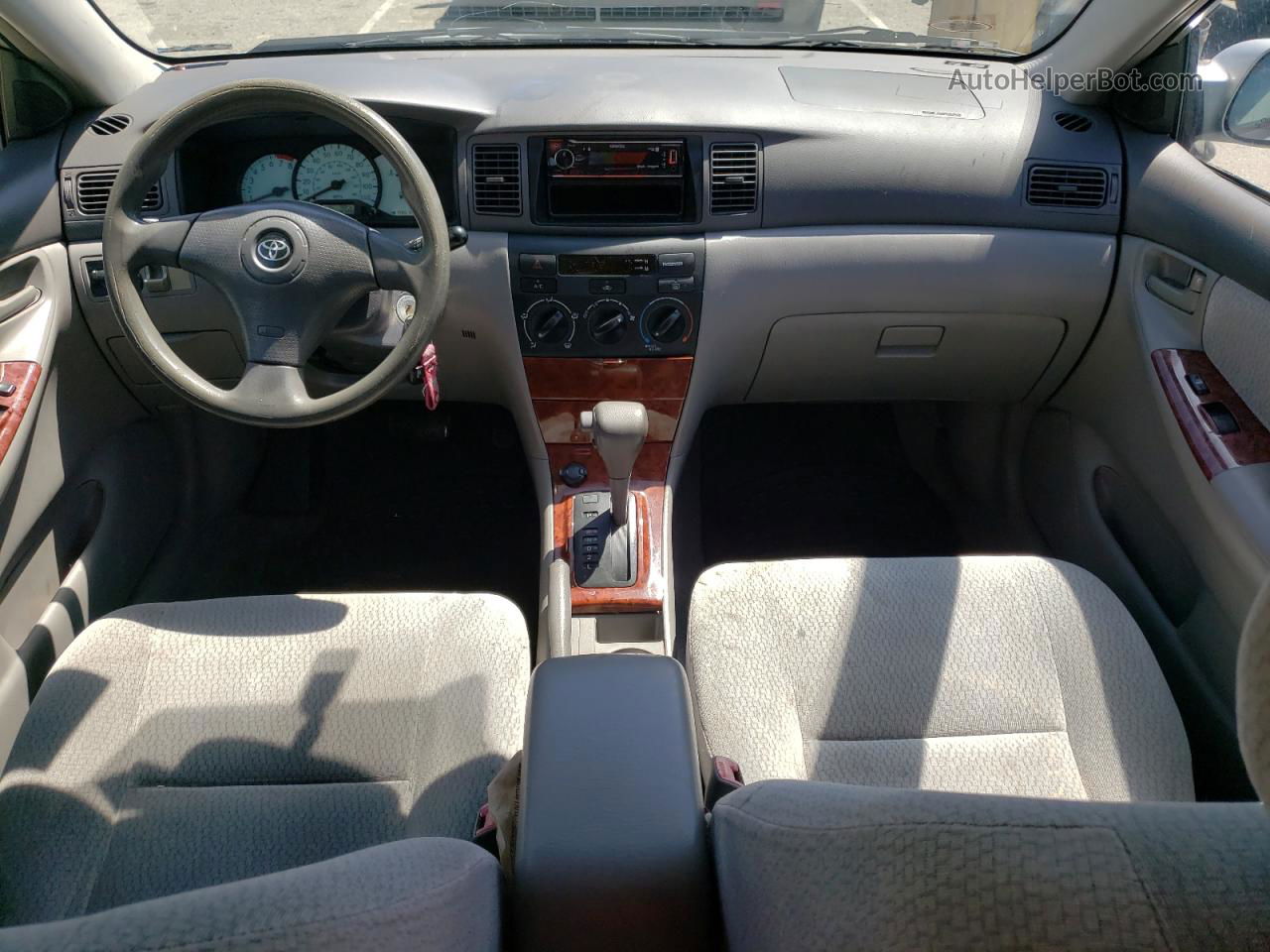 2004 Toyota Corolla Ce Silver vin: 1NXBR32E54Z239322