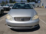 2004 Toyota Corolla Ce Silver vin: 1NXBR32E54Z239322