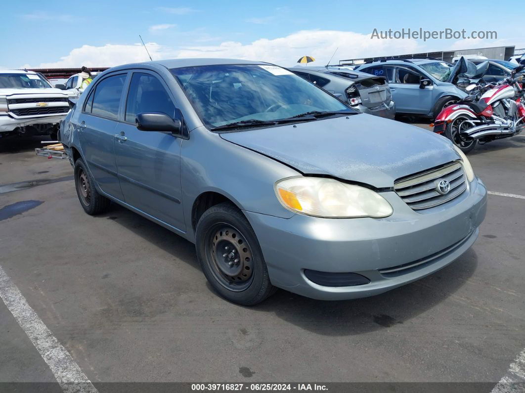 2004 Toyota Corolla Ce Gray vin: 1NXBR32E54Z269162