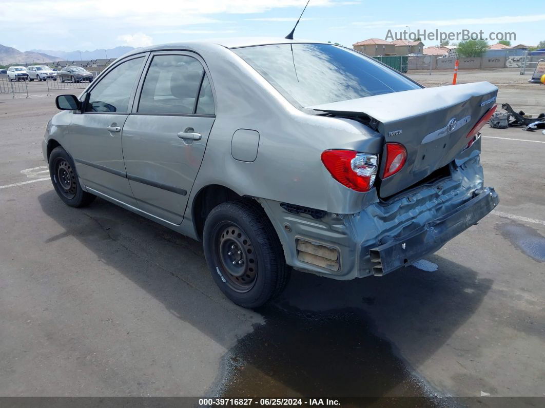 2004 Toyota Corolla Ce Gray vin: 1NXBR32E54Z269162