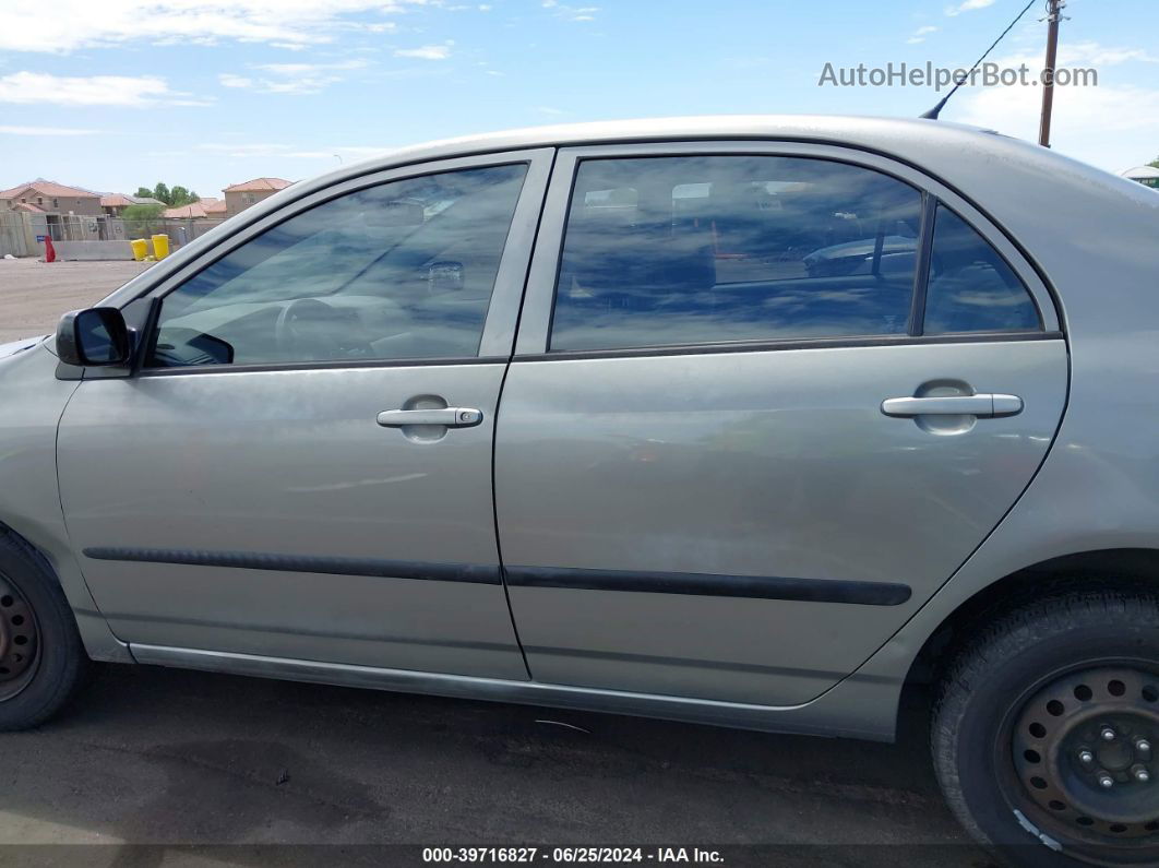 2004 Toyota Corolla Ce Gray vin: 1NXBR32E54Z269162