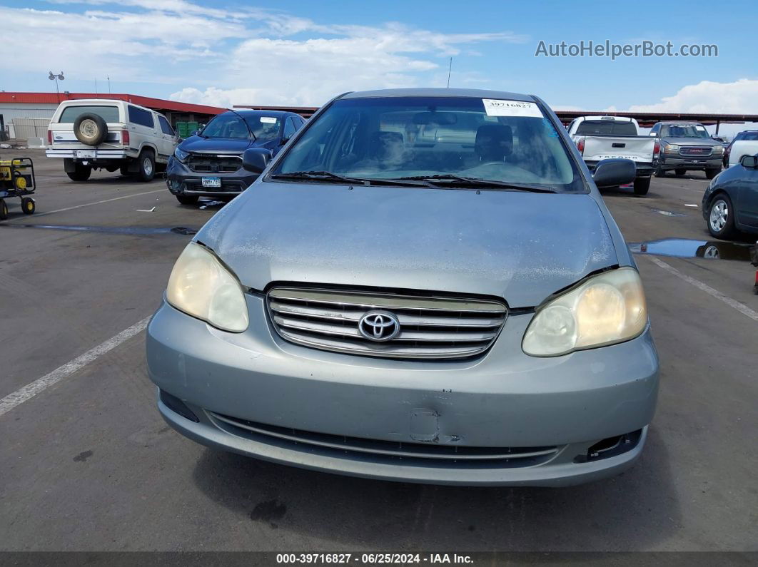 2004 Toyota Corolla Ce Gray vin: 1NXBR32E54Z269162