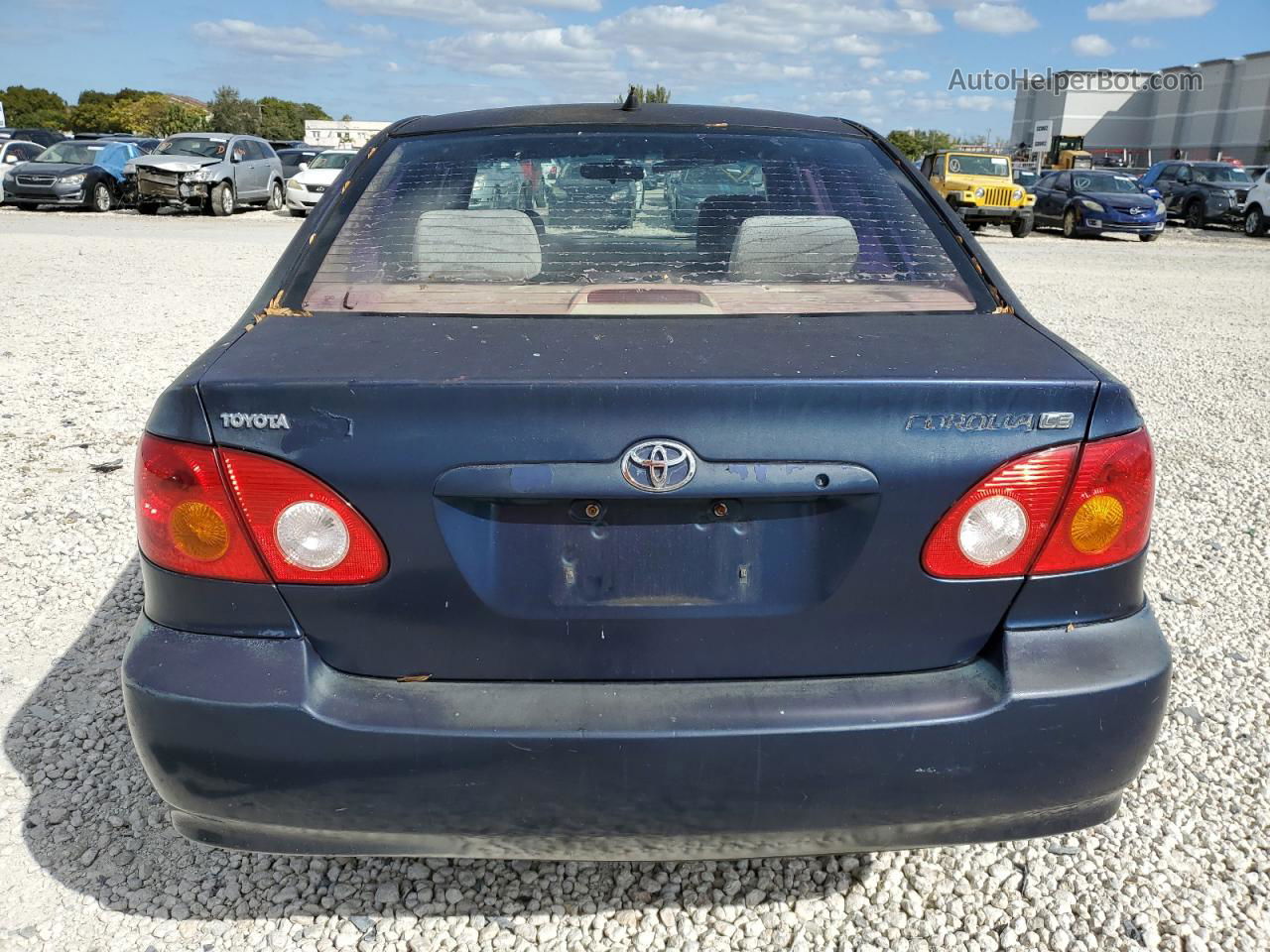 2004 Toyota Corolla Ce Синий vin: 1NXBR32E54Z284034