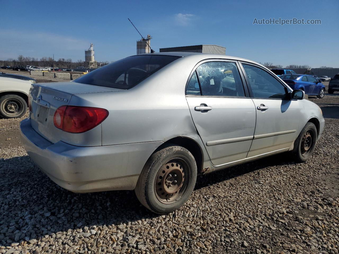 2004 Toyota Corolla Ce Gray vin: 1NXBR32E54Z292635