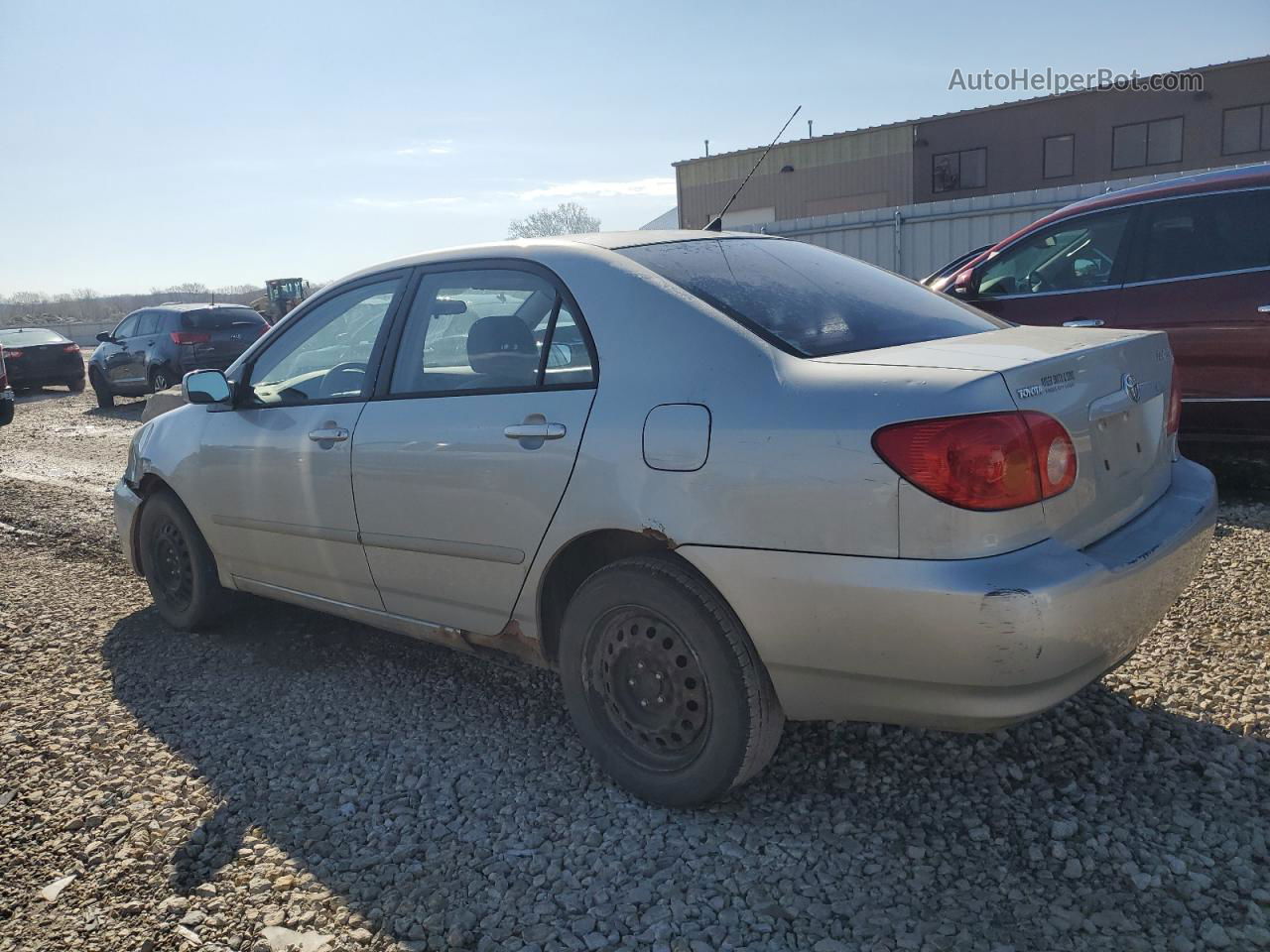 2004 Toyota Corolla Ce Gray vin: 1NXBR32E54Z292635