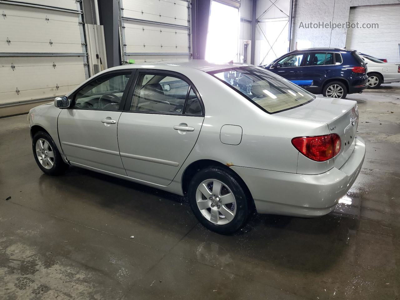 2004 Toyota Corolla Ce Silver vin: 1NXBR32E54Z322734