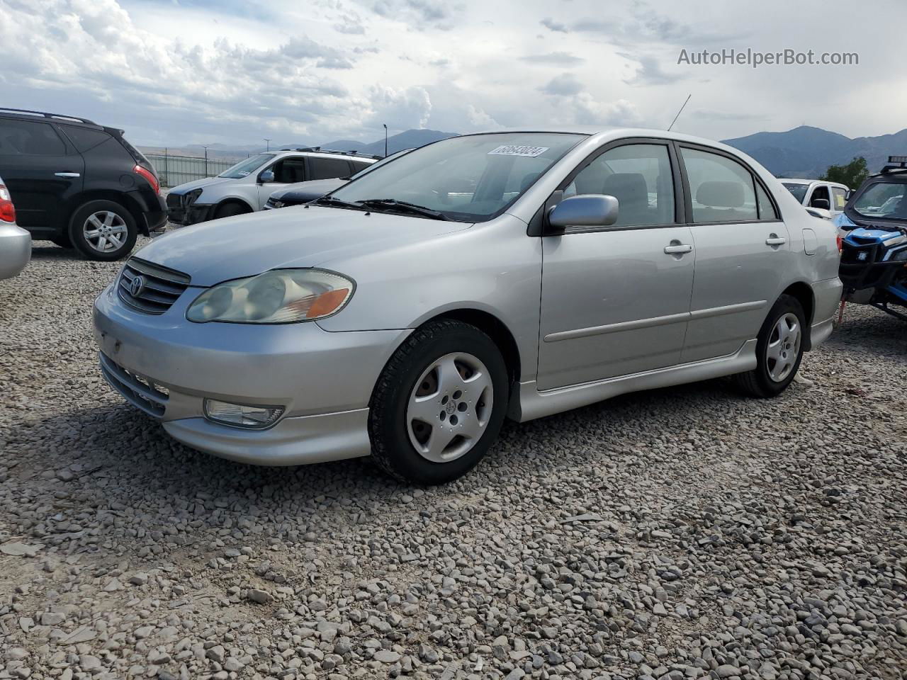 2004 Toyota Corolla Ce Серебряный vin: 1NXBR32E54Z334169