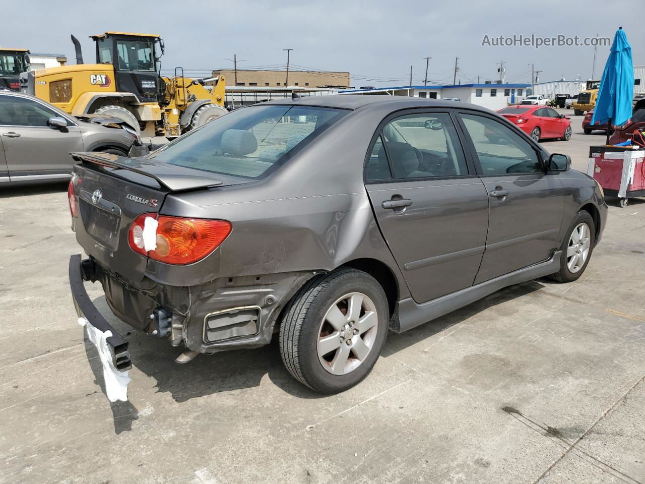 2005 Toyota Corolla Ce Серый vin: 1NXBR32E55Z449145