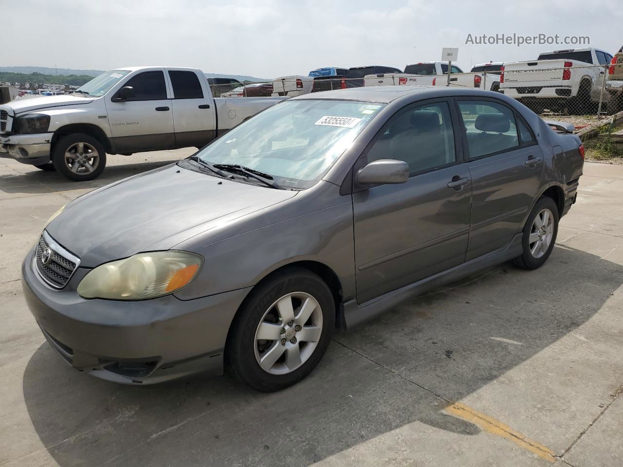 2005 Toyota Corolla Ce Серый vin: 1NXBR32E55Z449145