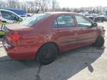 2005 Toyota Corolla Ce Red vin: 1NXBR32E55Z464583